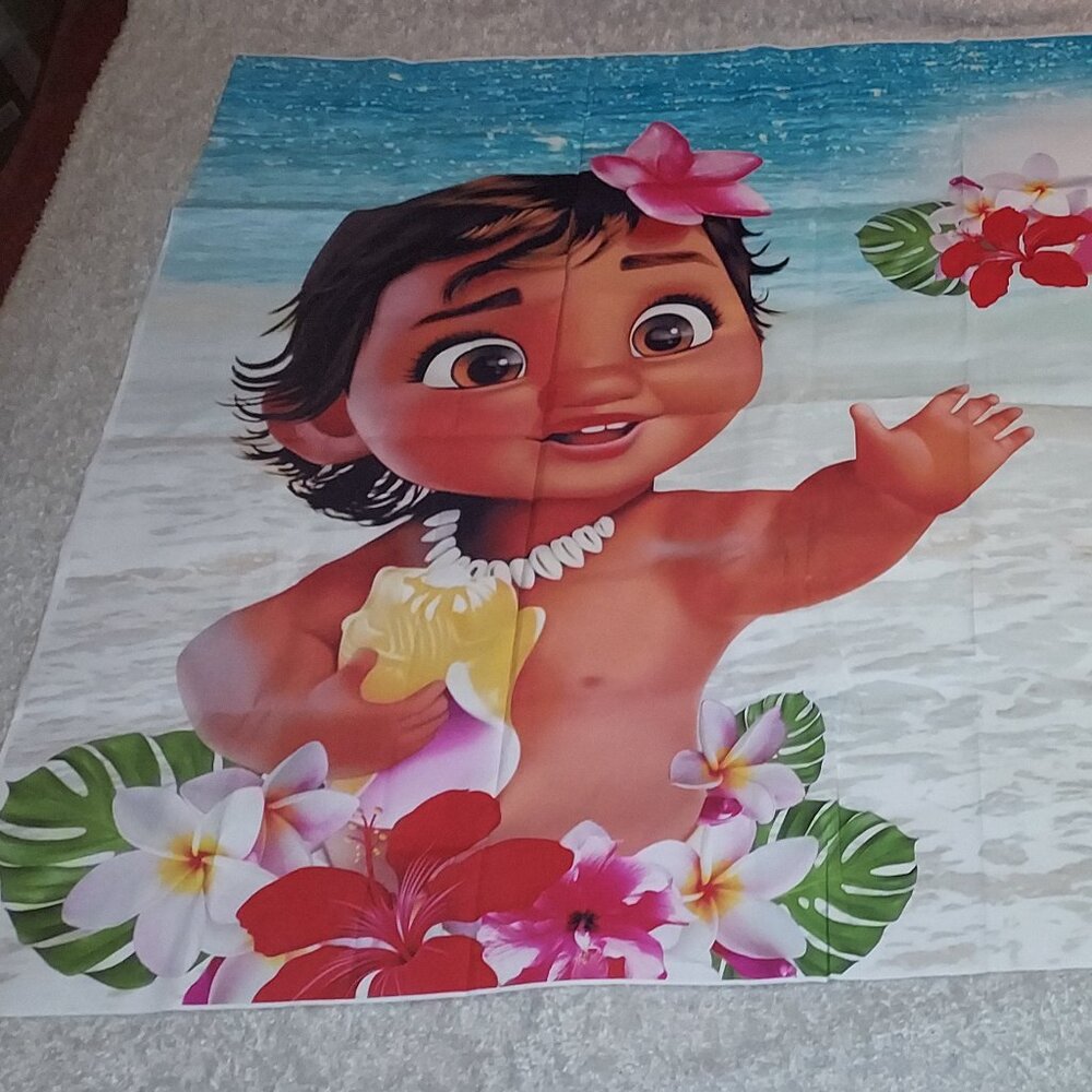 Moana Happy Birthday banner